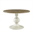thumbnail image 3 of Madison Park Lexi Dining Table, Reclaimed Walnut/Antique Cream, 3 of 4