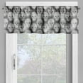 thumbnail image 4 of Ambesonne Grey and White Valance & Curtain, Brainpan Head, 55"x30", Grey Black White, 4 of 6
