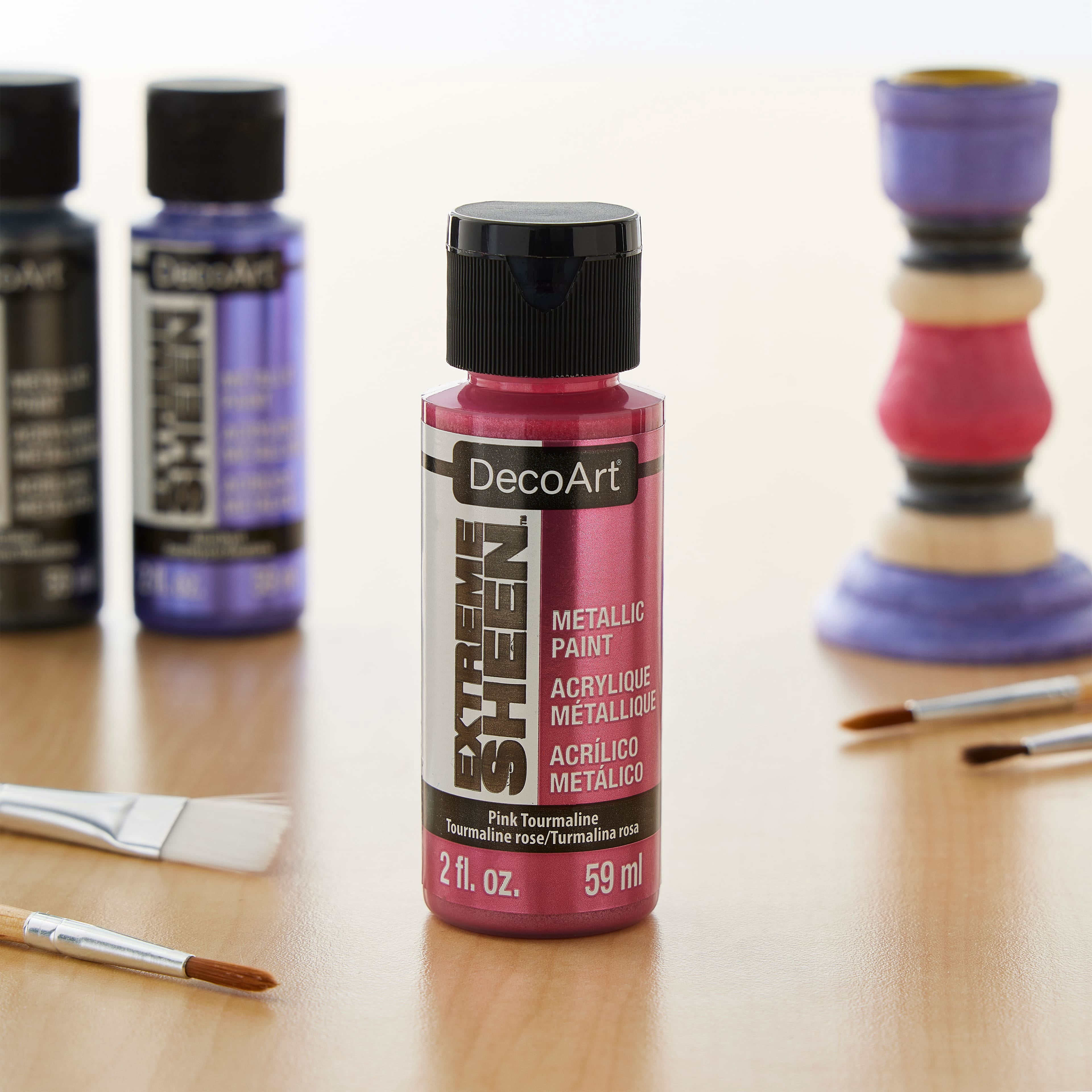 DecoArt Extreme Sheen Metallic Acrylic Paint, 12 Pack
