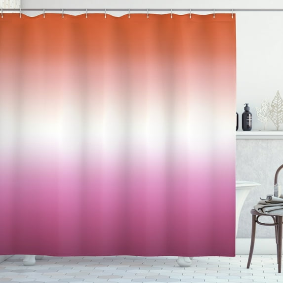 Home Decor Ombre Colorful Design Art Print Polyester Fabric Shower Curtain