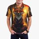 thumbnail image 1 of Fotbe Sunset Maple Tree Fox Camiseta Polo de Golf para Hombre con Estampado – Camisa Deportiva Transpirable con Cuello Abotonado-Small, 1 of 6
