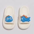 thumbnail image 2 of HCNTES Children Versatile Slippers Soft Comfortable Slides Non-Slip for All Seasons Indoor Outdoor Beach Pool(Z01-White,7), 2 of 8