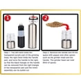 thumbnail image 5 of Electric Stainless Steel Pepper Grinder Automatic Mill With Ceramic Grinding Core For Black Pepper Sea Salt Spices Kitchen, 5 of 9