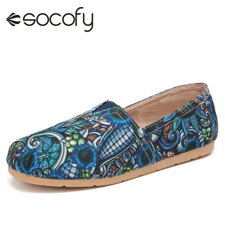 

Women Shoes Vintage print fisherman shoes FF-1