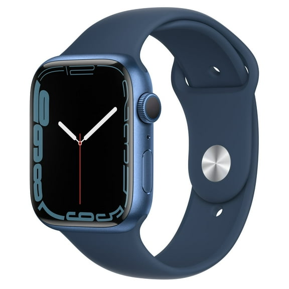 Pre-Owned Used Apple Watch Series 7 (Aluminum, GPS, 45 mm) Blue Case with Abyss Blue Sport Band Grade B