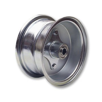5" Steel Wheel with Centered Hub, 5/8" Bearings