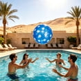 thumbnail image 6 of Inflatable Beach Balls,Polka Dot Beach Balls Floaters,Heavy Duty Vinyl Floatation Pool Toys for Pool Beach Party,UV Resistant Pool Décor, 6 of 6