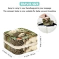 thumbnail image 5 of Hedgehog Portable Square Jewelry Box for Rings Earrings Necklaces Bracelets Girls Women Travel Organizer Decorative Display, 5 of 6