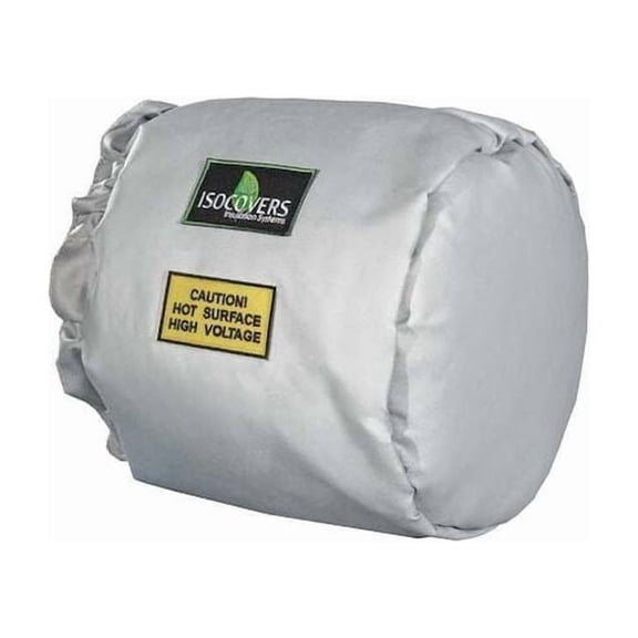 Unitherm 8" x 8" L Fiberglass Insulated End Pipe Jacket 3" Wall IH0812
