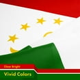 thumbnail image 3 of G128 2 Pack: Tajikistan Tajikistani Flag | 3x5 Ft | Printed 150D Polyester - Indoor/Outdoor, Vibrant Colors, Brass Grommets, Quality Polyester, Much Thicker More Durable Than 100D 75D Polyester, 3 of 5