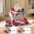 thumbnail image 2 of Loewten Baby Walker, 3 in 1 Music and Lights Toddler Jumper, Music Bouncer Walkers for Boys Girls Babies 6-18 Months, Red, 2 of 8