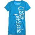 thumbnail image 1 of Camiseta gráfica con cuello redondo Aeropostale para mujer, azul, extra pequeña Aeropostale  Camiseta gráfica, 1 of 1