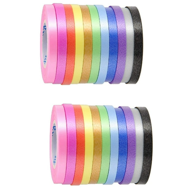Juego de 52 Rollos de Cinta Rizadora para Globos Prensados, Cinta para Envolver Regalos, Cinta con Lazo para Fiestas, Bodas, Fiestas, Manualidades