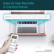Hisense 8000 BTU 115V 350 Sq. Ft. Window Inverter Air Conditioner, White, AAW08TW26