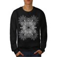 thumbnail image 1 of Sudadera negra de estilo indio para hombre, 1 of 1