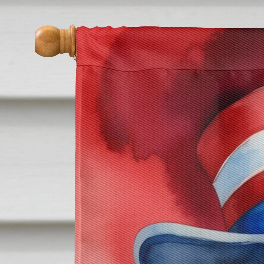 Bloodhound Patriotic American House Flag 28 in x 40 in