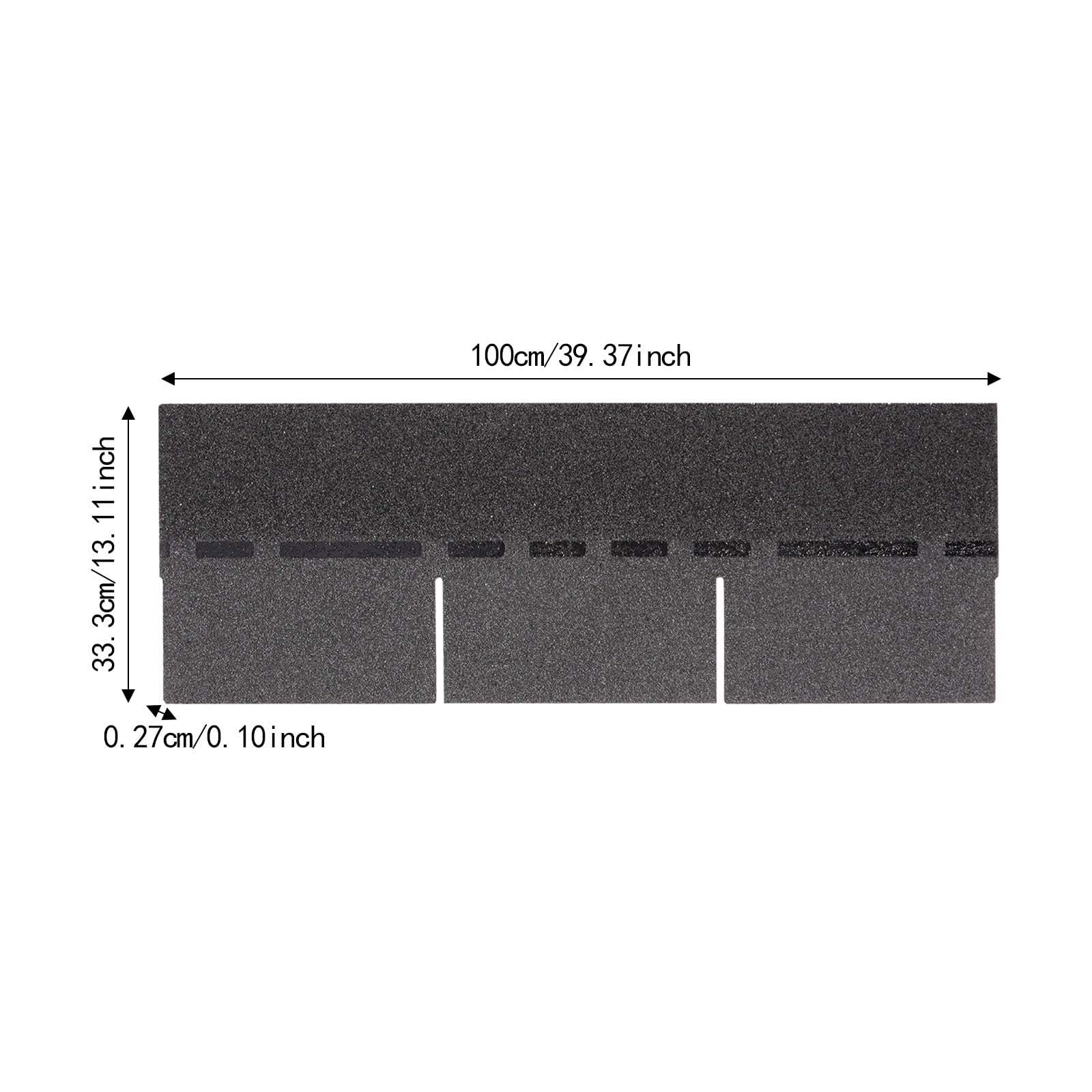 Roofing Shingles, Asphalt Shingles Roof Tiles, 21 PCs Asphalt Roof Shingles for Roof Tiles of Villas, Row Houses, Light Steel Roofs, Flat Roofs (39.37*13.11in)