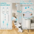 thumbnail image 2 of Interactive Cat Toys for Indoor Cats, Remote Control Automatic Electric Flying Bird Cat Toy, Best Kitten & Adult Cat Enrichment Toy Hanging Electric Kitty Toys for Bored Cats, Light Blue, 2 of 8