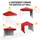 thumbnail image 4 of Garvee carpa plegable instantánea 10x10 con 2 paredes laterales y techo ventilado, impermeable y con sombra solar, incluye bolsa con ruedas para jardín, camping y eventos, 4 of 8