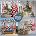 thumbnail image 5 of Red Morocco Outdoor Curtains for Patio Waterproof,Windproof Privacy Curtains with Weighted Bottom,Rustic Country Smear Street Mottled Art Outside Drapes for Picnic Garage Yard Cabana 54"x95" 1 Panel, 5 of 8
