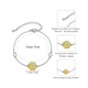 thumbnail image 4 of Pulseras De Girasol Plata 925 Joyeria Regalo Para Mujeres Malubero Plateado, 4 of 5