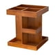thumbnail image 1 of Organizador de maquillaje giratorio de 360 grados, soporte de madera para maquillaje, caja de almacenamiento de cosméticos para tocador, estante para, 1 of 9