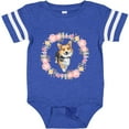 thumbnail image 3 of Inktastic Corgi Wreath for Dog Lovers Girls Baby Bodysuit, 3 of 5