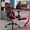 Red, variant on YRLLENSDAN Gaming Chair Office Chair Desk Chair Massage PU Leather Recliner Racing Chair with Headrest Armrest Footrest Rolling Swivel Task PC Ergonomic Computer Chair for Back Support, Blue