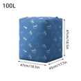 thumbnail image 2 of Bolsa de almacenamiento de gran capacidad con cremallera y asas, cesta organizadora de ropa de viaje plegable para mudanzas, edredones y ropa (varios tamaños), 2 of 2