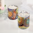 thumbnail image 5 of Colorful Dot Circles Translucent Plastic Cans Storage Canisters with Lid Set of 2, 5 of 7