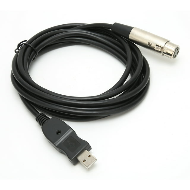 Cable Adaptador USB USB Macho A XLR Hembra 3 Metros Cable De Audio De Estudio Cables Conectores Adaptador Para Grabación De Micrófonos
