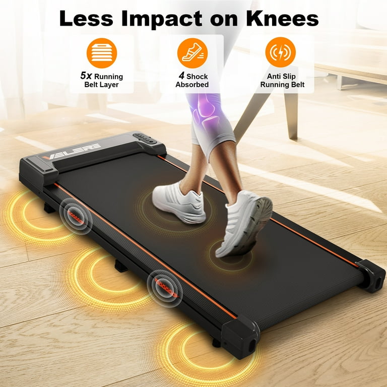 Walking Pad Under Desk Treadmill - 2-in-1 Portable Treadmill For Walking & Jogging, Remote Control