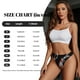 thumbnail image 5 of Balery Tricolor Koi Fish Trio Tangas de Algodón para Mujer con Estampado – Ropa Interior Sexy, Transpirable, G-string-Small, 5 of 6