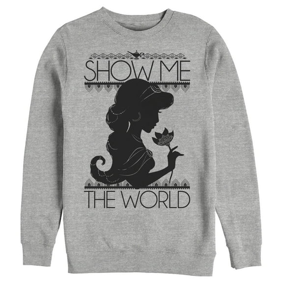 Men's Aladdin Jasmine Show Me the World Sweatshirt