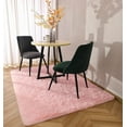 thumbnail image 4 of Homore Modern Shaggy Velvet Carpet for Living Room, 4' x 5.3' , Pink, 4 of 8