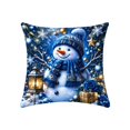 thumbnail image 2 of Christmas Pillow Covers, Decorative Cushion Case with Hidden Zipper, Soft Fabric for Sofa Couch Bed Home Decor, 2 of 7