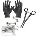 thumbnail image 3 of Beginner Body Piercing Kit 14G 16G 18G Body Jewelry Forceps Needles, 3 of 6