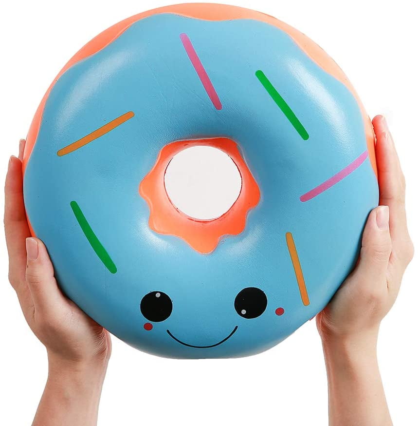 9.8 Inches Squishies Jumbo Donut Kawaii Scented Soft Slow Rising ...