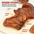 thumbnail image 4 of Downtown Pet Supply Pig Ears for Dogs, Dog Treats, Junior, 10 Pk Dog Chews, 4 of 7