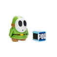 thumbnail image 3 of Super Mario 4 Inch Figure - Green Shy Guy with Pow Block, 3 of 6
