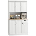 thumbnail image 1 of HOMCOM 71" Buffet with Hutch, Kitchen Pantry Storage Cabinet with Drawer, 1 of 10