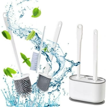 Toilet Brush and Plunger Set, 3 in 1 Toilet Plungers for Bathroom Heavy Duty Toilet Bowl Brush and Holder for Deeply Cleaning