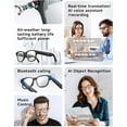 thumbnail image 2 of AI Smart Glasses with 800W HD Camera: AI Recognition, 1080P Video Recording, Real-Time Translation, Voice Assistant & Open-Ear Audio – Ideal for Travel, Meetings & Vlogging, 2 of 9