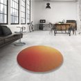 thumbnail image 4 of Ahgly Company Machine Washable Indoor Rectangle Transitional Orange Area Rugs, 5' x 7', 4 of 7