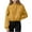 01-Yellow, variant on BiZtdJrK Womens Cropped Hooded Sweatshirt Long Sleeve Oversized Hoodies with Pockets Solid Workout Sweatshirts Black L