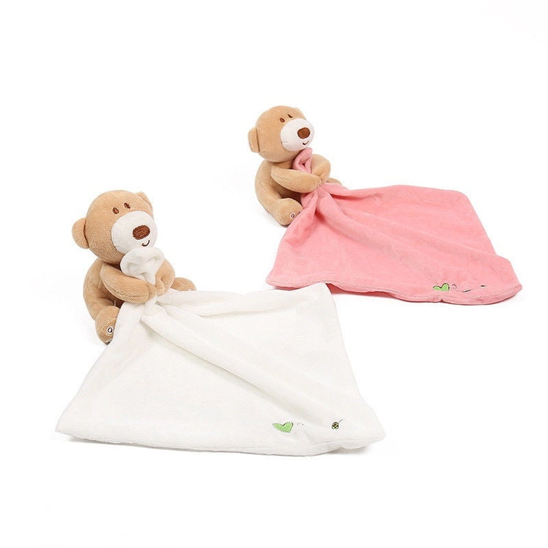 Baby Kids Comforter Cute Bear Smooth Soft Toy Plush Stuffed Washable Blanket - Walmart.com