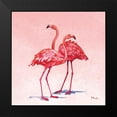 thumbnail image 2 of Brent, Paul 15x15 Black Modern Framed Museum Art Print Titled - Hilo Flamingos I, 2 of 5