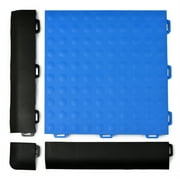 Greatmats StayLock Interlocking Ramp Edge Black 4 Pack, Male