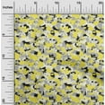 thumbnail image 2 of oneOone Cotton Poplin Yellow Fabric Abstracts Craft Projects Decor Fabric Printed By The Yard 56 Inch Wide, 2 of 5