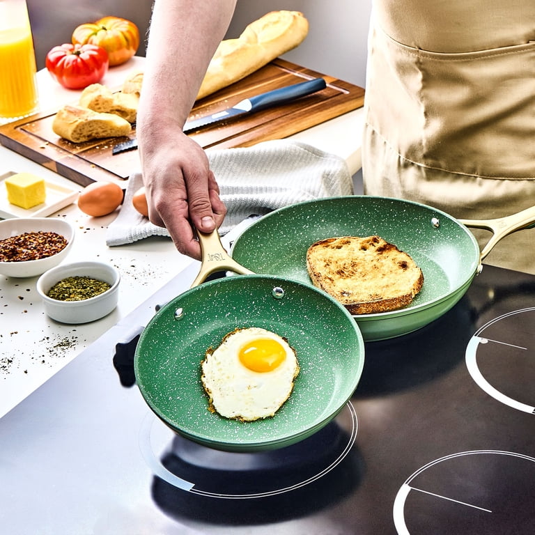 Free Shipping! Thyme & Table Supreme 12-Piece Cookware Set Olive